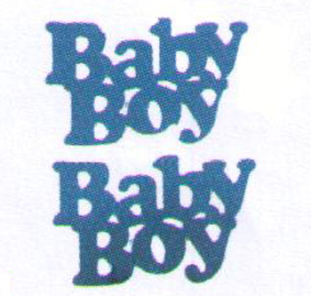 blue sky baby boy confetti